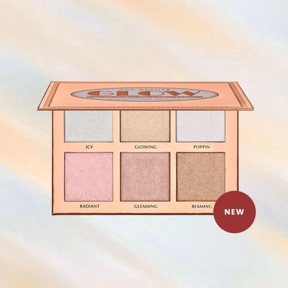 Ace Beautè Glow Essential Highlighter Palette BNIB